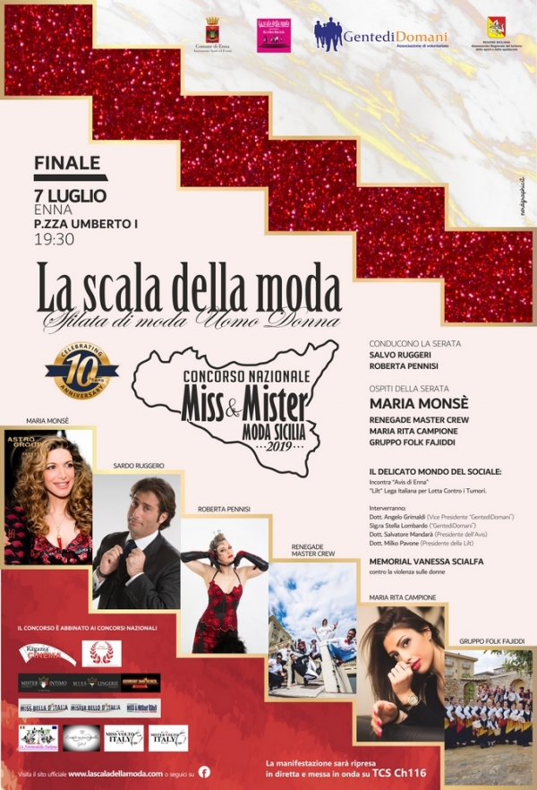 LA SCALA DELLA MODA 2019 PIAZZA UMBERTO I° ENNA